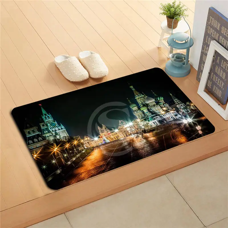 W620 #5 Пользовательские Россия Москва Дома Акварельной Живописи Коврик Домашнего