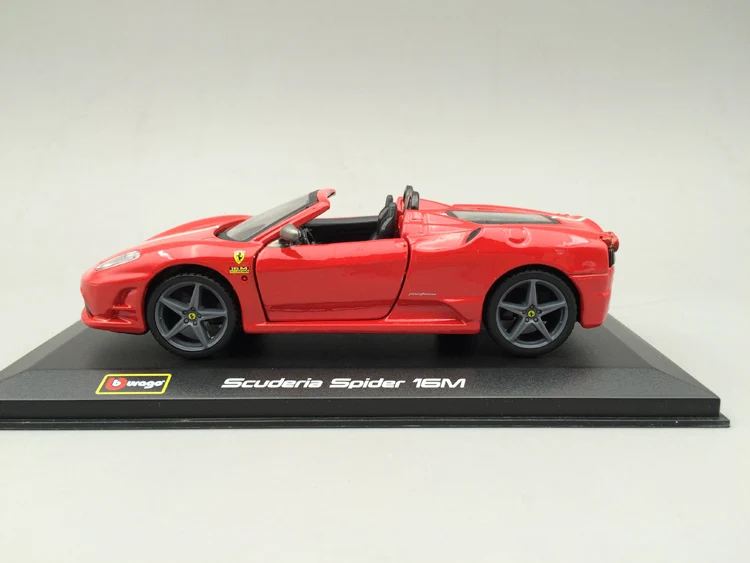 1:32 Ferari 16 м красный желтый сплав супер бегущая модель автомобиля Подлинная | Дом и