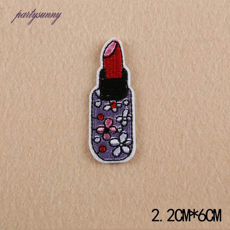 PF Women's Embroidery Patches Lips Flower High Heel Bag Iron On Patch Clothing Applique Accessories Garment Hat Stickers TB117 | Дом и сад