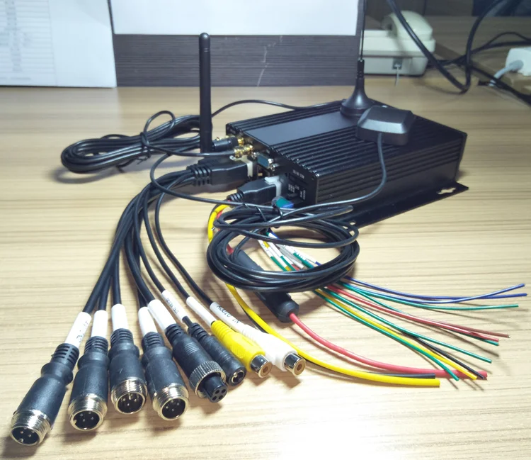 4G gps wifi MDVR пульт дистанционного позиционирования хост мониторинга 4ch двойной SD карты автобус/грузовик/такси мобильный dvr