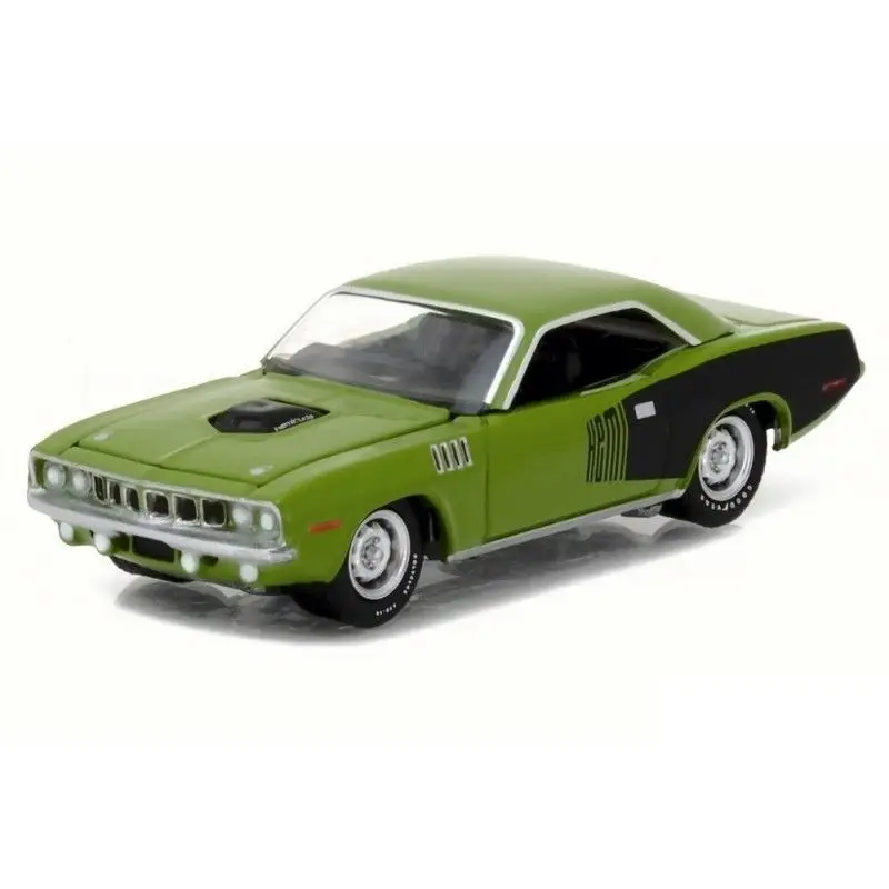 GreenLight 1:64 1971 Плимут Барракуда игрушечный автомобиль из сплава игрушки для детей