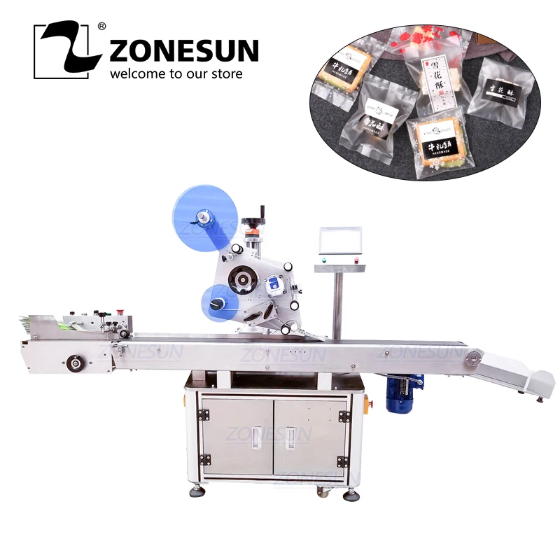 ZONESUN XL T832 автоматическая наклейка клейкая плоскость B тег пищевая бумага книга