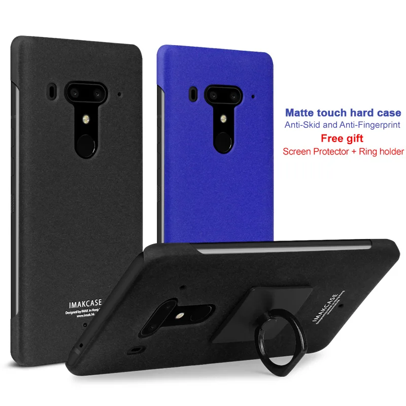 Для HTC U12 Plus чехол iMak ковбойский матовый жесткий для телефона + Защитная пленка
