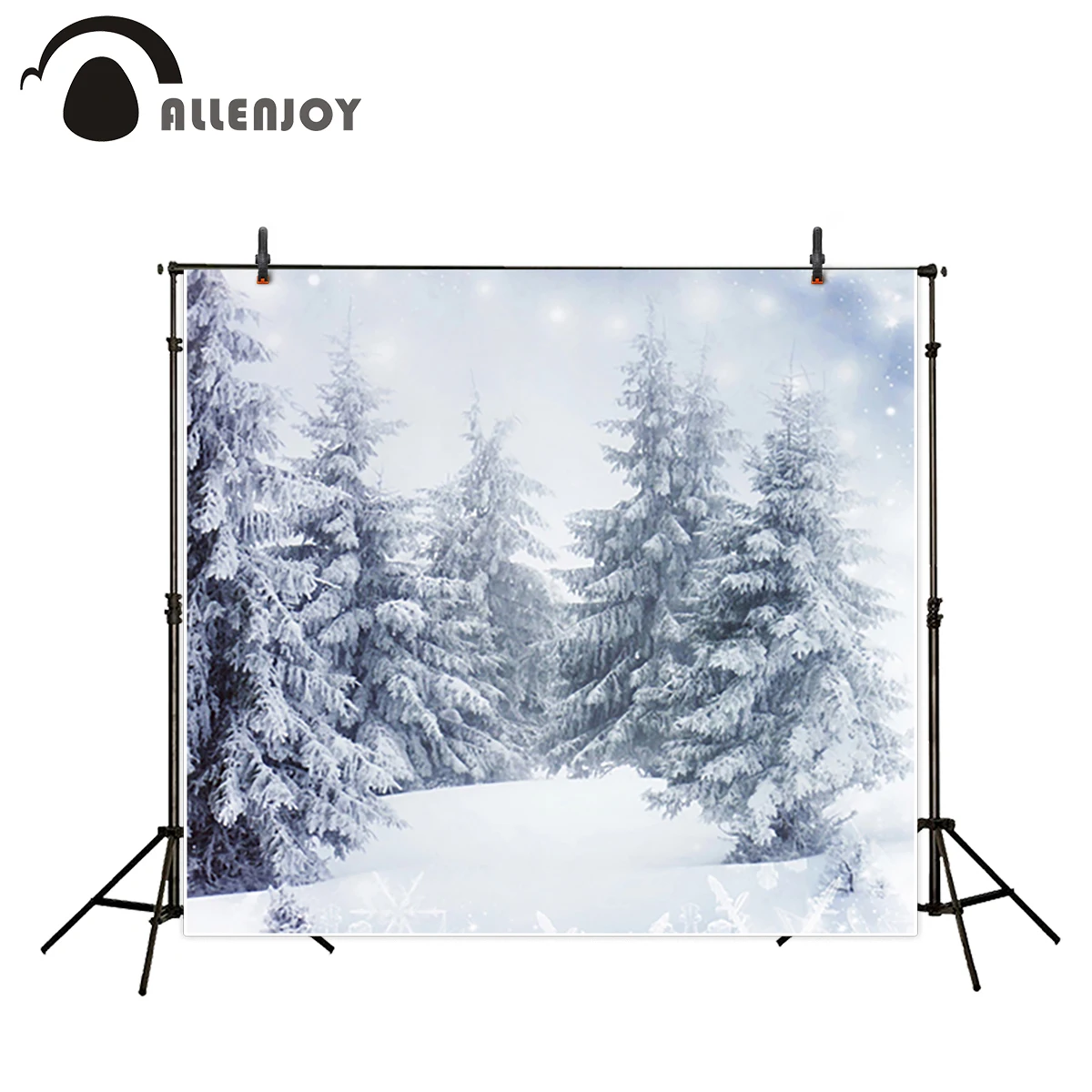 

Фотофоны Allenjoy снег зима природный пейзаж сияющее дерево новый фон фотография виниловая ткань