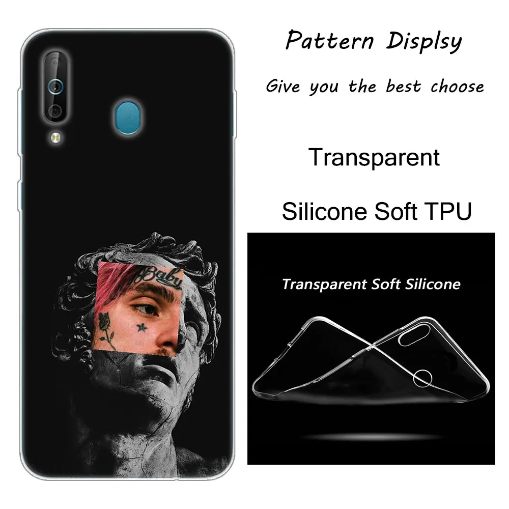 008 Lil открытым Rap хип силиконовый чехол для телефона для samsung Galaxy A80 A70 A60 A50 A40 A40S A30 A20E A2CORE M40 M30 M20 примечание 9 8 5 Мода - Цвет: 008