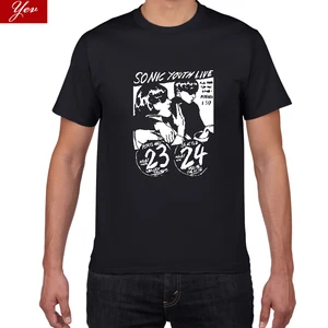 Футболка МужскаяЖенская sonic youth, 100% хлопок, в стиле альтернативы ПопРок