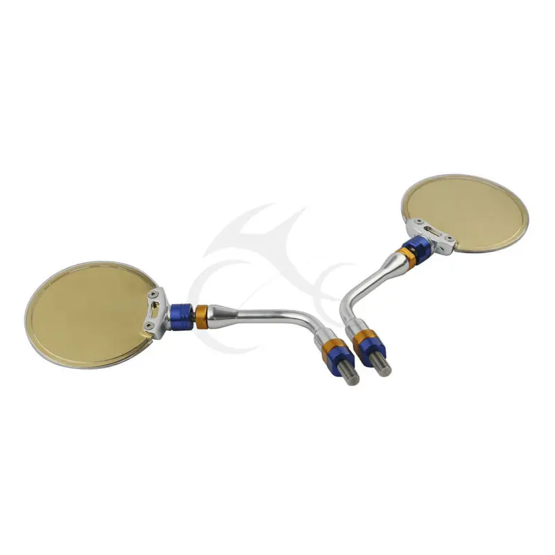 Круглые зеркала заднего вида 10 мм для круизеров мотоциклов Suzuki Kawasaki Honda 250CC |