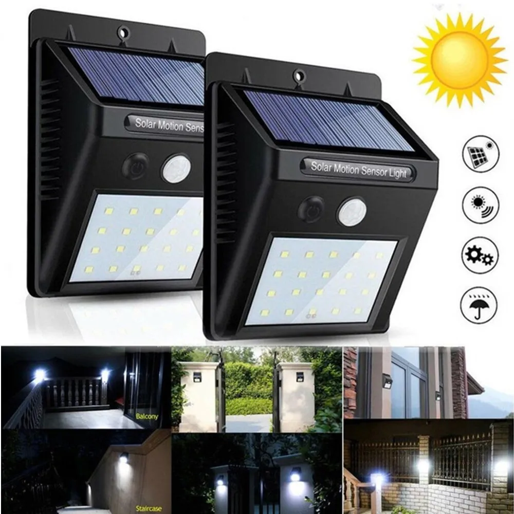 1-4 шт. светодиодный светильник на солнечной батарее | Лампы и освещение