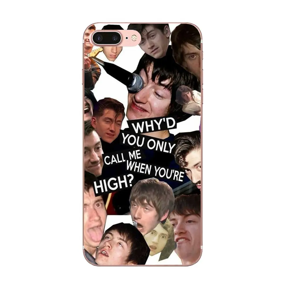 Arctic Monkey Band TPU Чехлы для Moto G G2 G3 G4 G5 G6 G7 HTC 530 626 628 630 816 820 One A9 M7 M8 M9 M10 E9 U11 | Мобильные