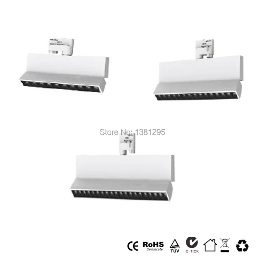 Светодиодный светильник для магазина одежды витрины выставочный Точечный светильник светодиодный потолочный рельсовый Точечный светильник Современный Регулируемый Линейный светильник