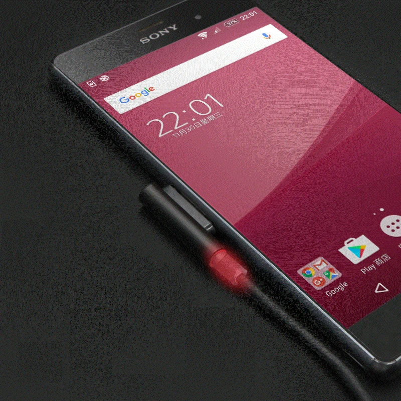 1 м Магнитный зарядный кабель для SONY Xperia Z3 Compact Z3 Mini Z2 Tablet Z1 XL39h L55H L50T L55W USB кабель черный