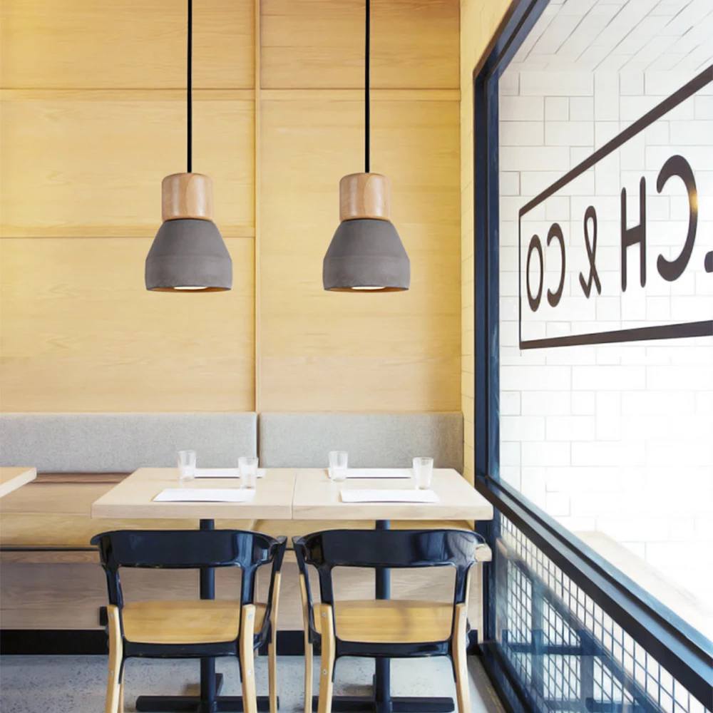 Люстра потолочная светодиодная из цементного камня 4 цвета Е27 | Лампы и освещение