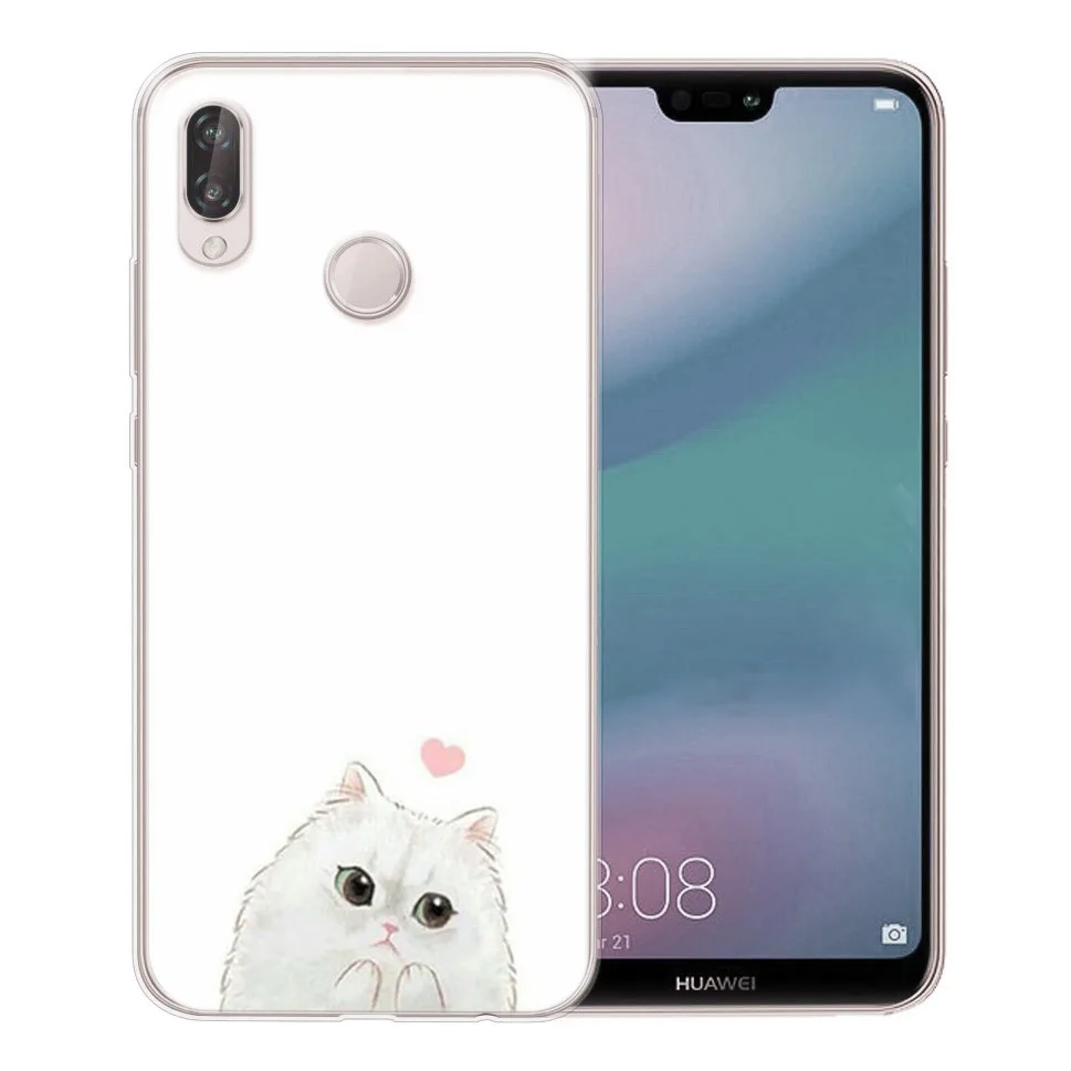 Цветной мягкий чехол из ТПУ для Huawei Honor 7A 8A 8X 8C 9 10 Mate 20 P Smart P9 P10 lite/P8 Lite Y5 II Nova 3 Fundas AC192