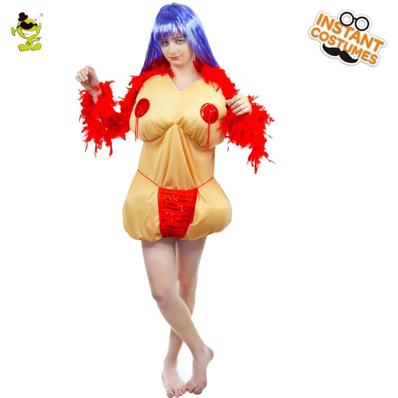 QLQ мужской шикарный костюм карнавальвечерние красный и желтый комбинезон