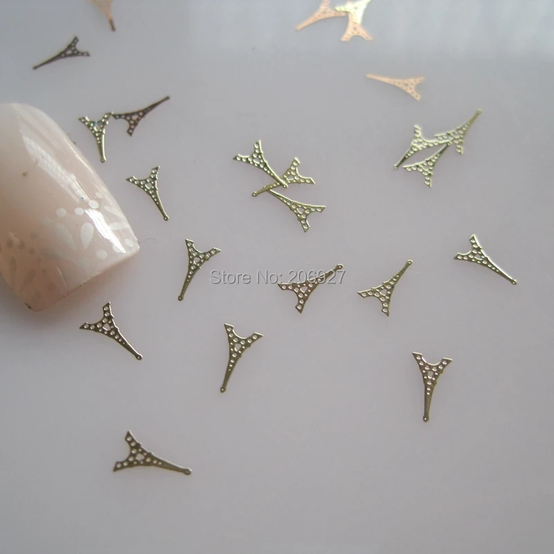 100 шт. металлические наклейки для дизайна ногтей | Красота и здоровье