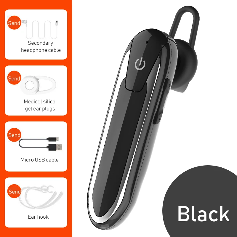 Наушники D18 Bluetooth 5,0, беспроводные, 36 часов воспроизведения музыки, с микрофоном, для Oppo, Xiaomi (art.: 7acd93f23) - 7acd93f23