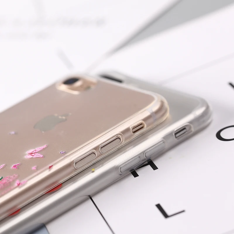 W1990 Телефон Случае Для Apple Iphone SE Дело Мягкий Силиконовый Мультфильм милые