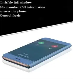 Роскошный умный зеркальный кожаный флип-чехол с подставкой для Iphone 11 6S 7 8 Plus