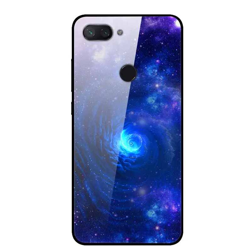 Фото Чехол для Xiaomi Mi 8 Lite, твердая задняя крышка из закаленного стекла для Xiaomi Mi8 Pro, мягкий чехол-бампер из ТПУ Для Xiaomi Mi 8 SE M8 Lite №4