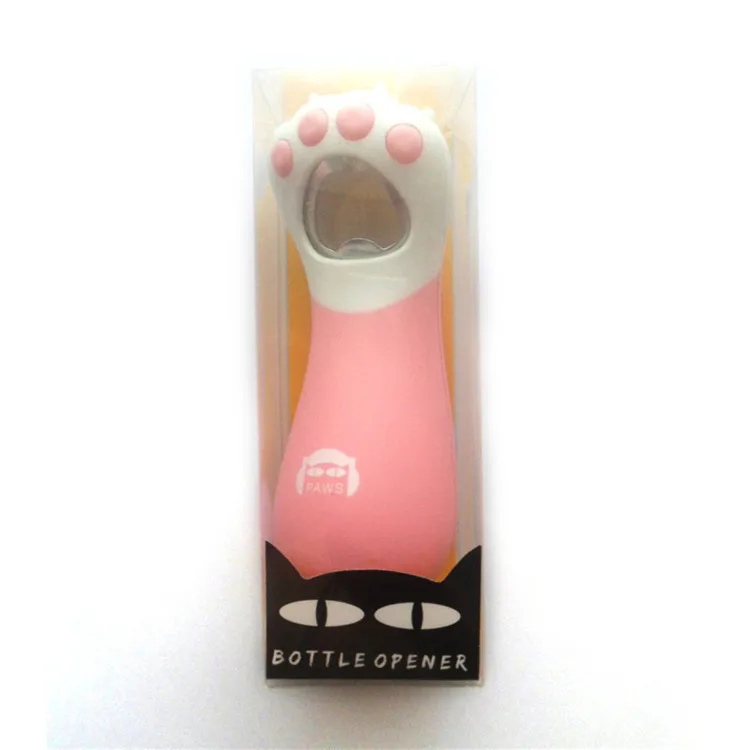 Hot10pcs Creative cute cat paw opener cartoon hand personalized beer bottle kitchen gadget | Дом и сад