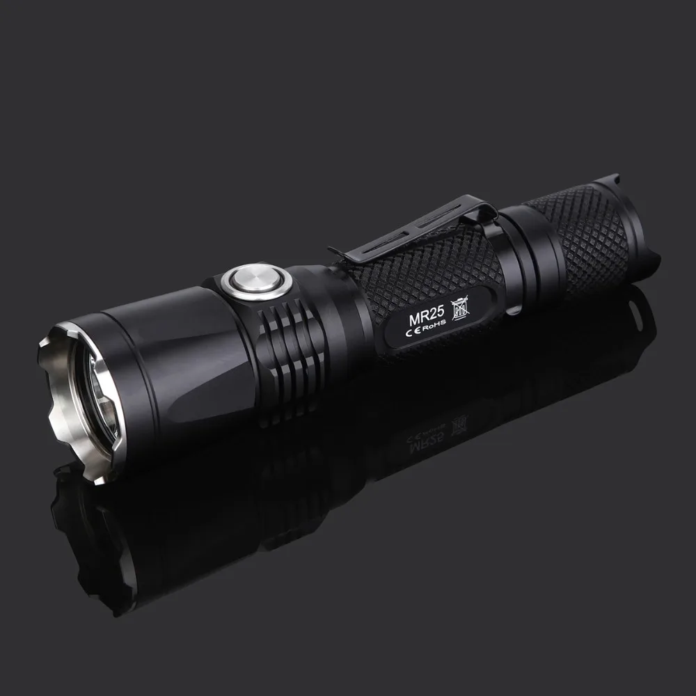 VOLLSION MR25 1*18650/2*16340/2 * CR123A USB Перезаряжаемый и разряжаемый тактический фонарик из