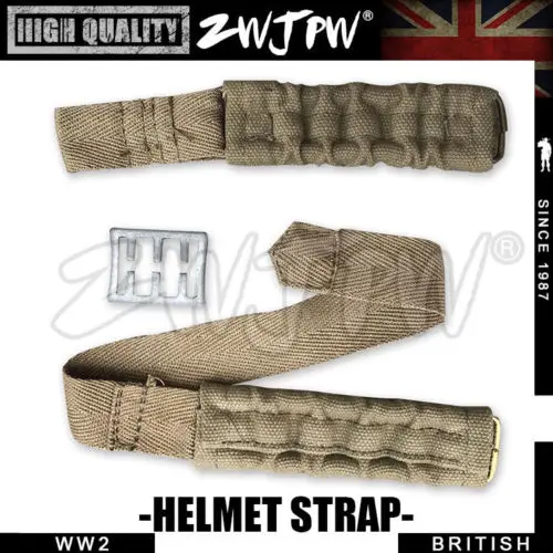 WWII WW2 UK MK2 ремень для шлема Реплика цвета хаки Великобритания/407101|ww2 helmet replica|ww2