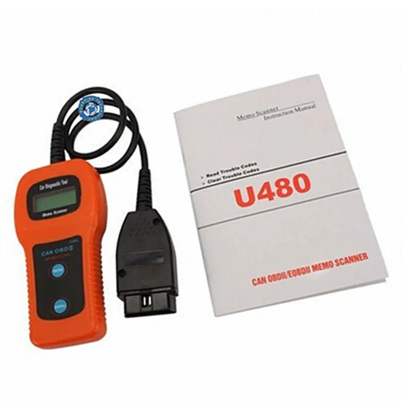 Высокая Рекомендуемая U480 CAN-BUS OBD OBD2 считыватель кодов для автомобилей/грузовиков сканер U480 считыватель кодов U480 сканер быстрая
