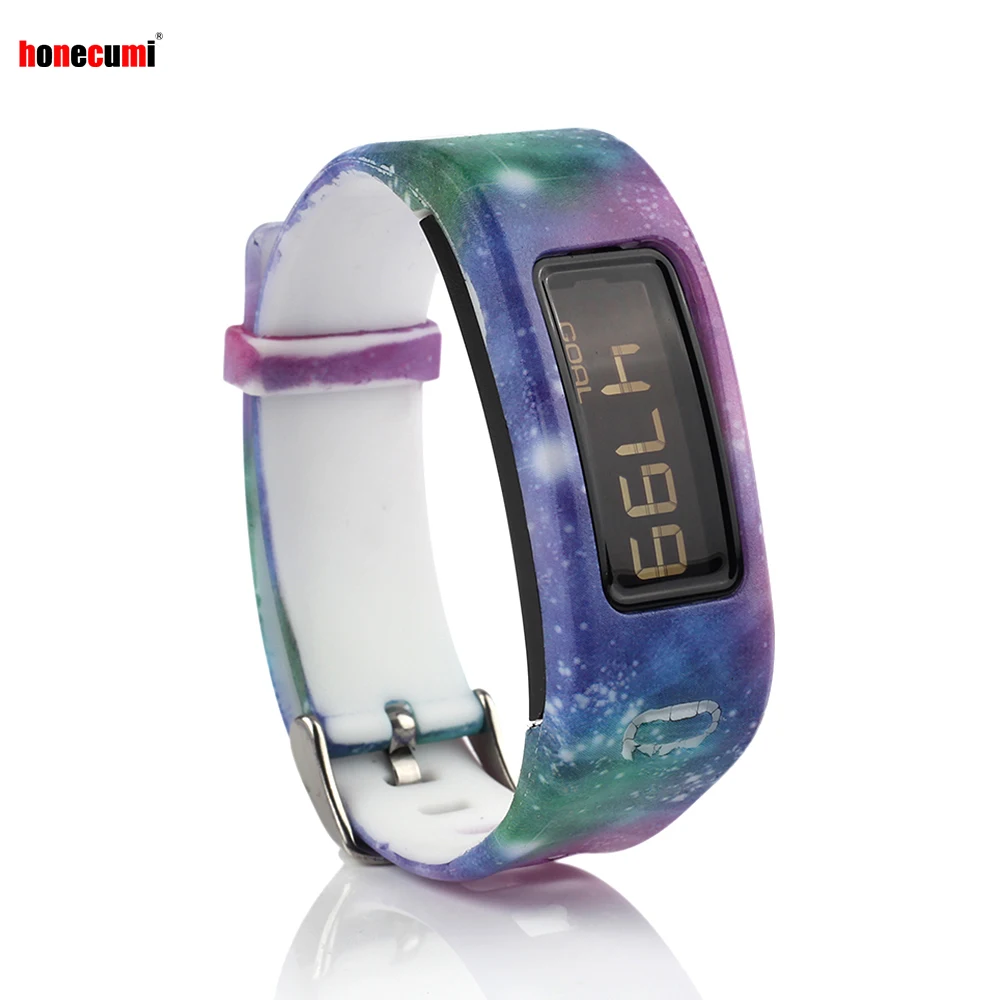Honecumi для Garmin Vivofit 1 сменный ремешок наручных часов из мягкого силикона браслета