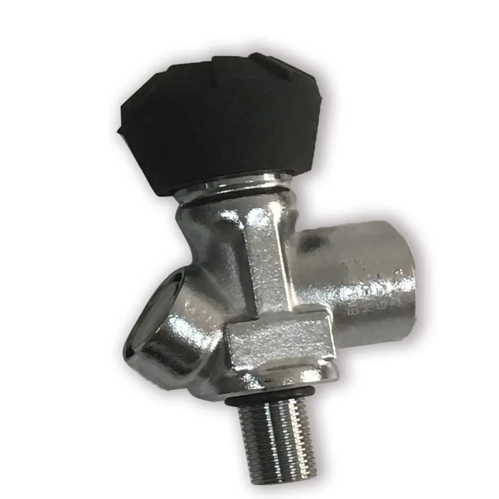 AC931 Pcp Gauge Valve 30Mpa 4500Psi Hpa Carbon Fiber Cylinder Air Tank Valve Gas Cylinder Valve For Scuba Diving Equipment