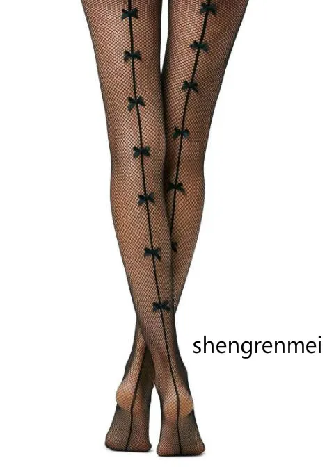 Shengrenmei 2019 колготки в сеточку женские с задним швом чулки Женская юбка|Колготки| |