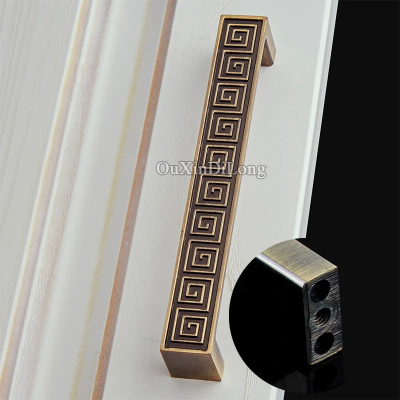 Топ Дизайн 2 шт Европейский ретро стиль кухонный шкаф дверные ручки ящик ТВ Шкаф