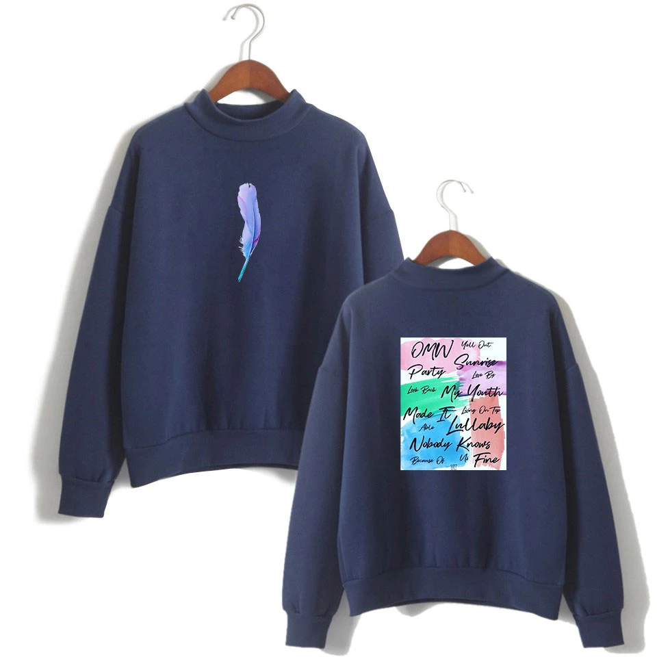LUCKYFRIDAYF GOT7 представляем вам IFASHION конструкция без колпачка удобна футболка с водолазкой поп Для женщин большого размера вентиляторы Повседневная одежда 4XL