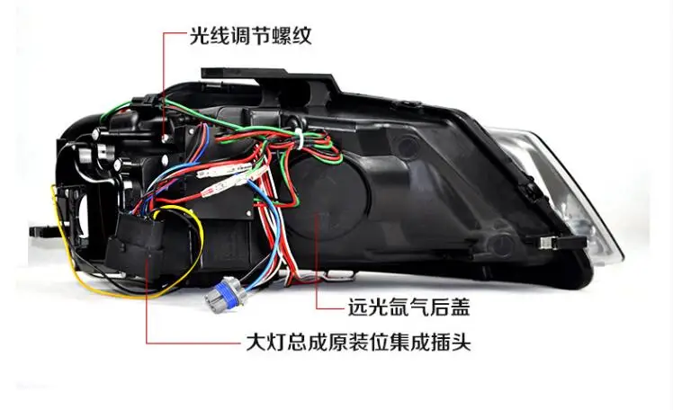 HID 2008 ~ 2012 автомобильный Стайлинг для передних фар Audl A3 балласт canbus