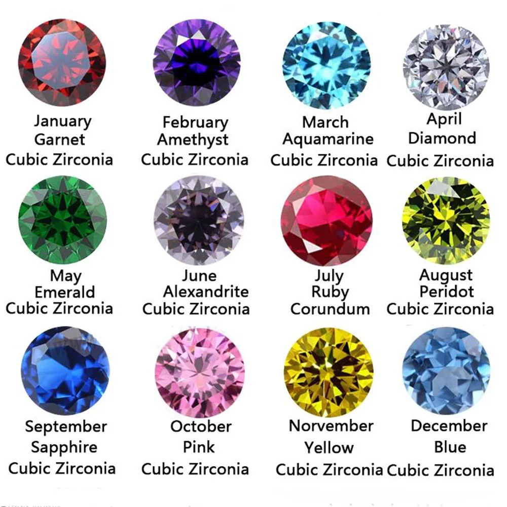 ORSA JEWELS 925 пробы серебряные женские серьги-гвоздики 12 цветов месяц счастливый камень AAA кубический циркон серьги для девочек ювелирные изделия SE84