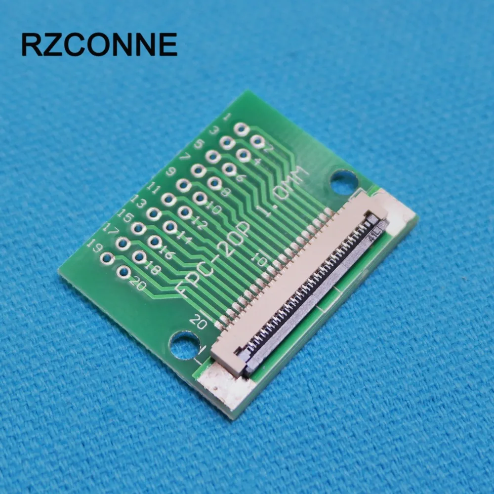 2 шт. 8Pin/12Pin/20Pin FFC FPC адаптер до 54 мм плоский кабель разъем 0 5/1 шаг 1 откидная крышка