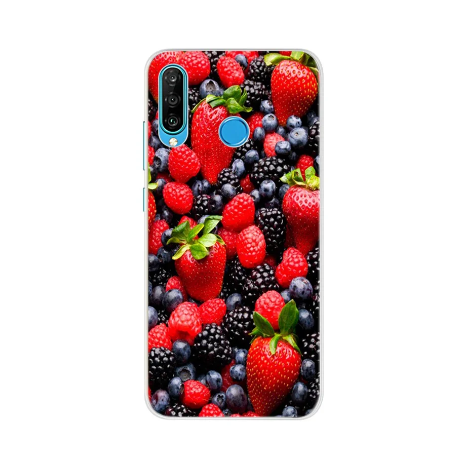 Для мягкого силикона huawei P30 lite чехол для Coque легкий протектор Силиконовый