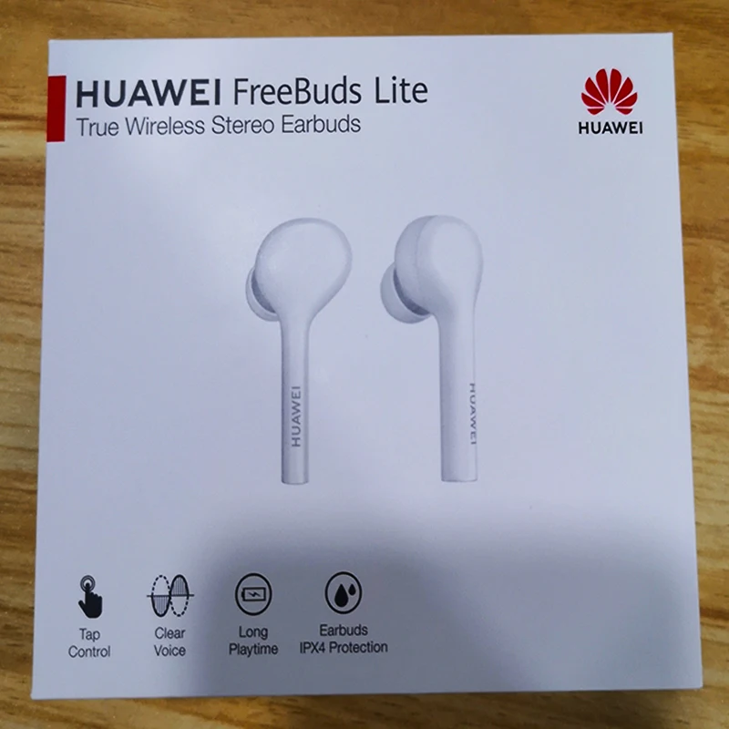 Беспроводные наушники huawei Freebuds lite, водонепроницаемые, с управлением нажатием, Беспроводная зарядка Bluetooth 4,2