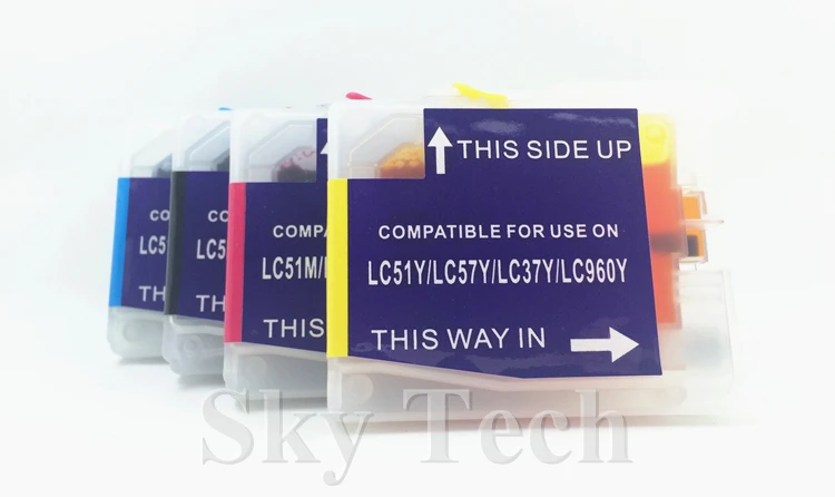 Картридж с заправкой чернил для Brother LC960 LC970 LC51 LC57 LC37 LC1000|refillable cartridges|ink refillink refill