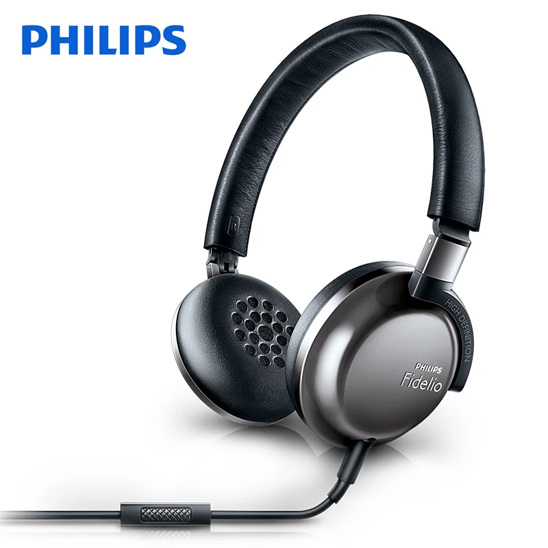 Оригинальные Hi-Fi Наушники PHILIPS F1 с высоким разрешением телефонный звонок