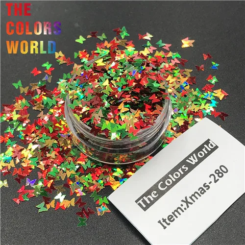 Xmas-280 50g TCT-030 смешивания Цвет и форма Рождество блеск для ногтей книги по искусству украшения средства ухода за кожей Уход - Цвет: Xmas-280 50g