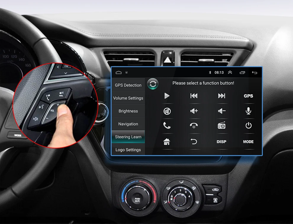 2 Din автомагнитола Android 8,0 универсальный gps навигация Bluetooth Сенсорный экран Wifi автомобильный аудио стерео FM USB автомобильный мультимедийный MP5