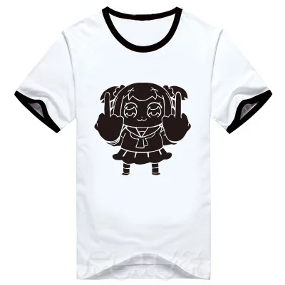 Новинка, футболка с надписью "pop Team Epic", аниме, поп пипи, модная мужская одежда, футболка с коротким рукавом, топы