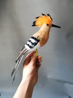 cute simulation hoopoe bird model polyethylene furs life like colourful hoopoe doll gift about 32cm