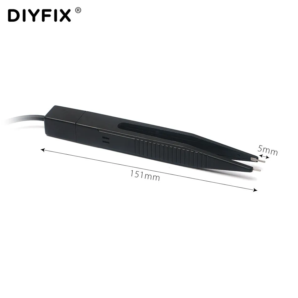 DIYFIX индуктор поверхностного монтажа Тест Зажим контакта зонд Пинцет Мультиметр