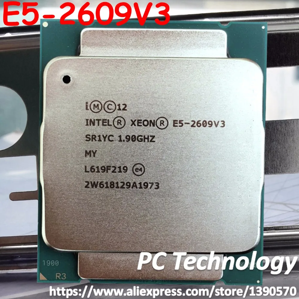 Процессор Intel Xeon E5 2609V3 процессор 2609 V3 6 ядер 1 9 ГГц/15 МБ/85 Вт/1 ГГц/1 МБ/Вт/с с