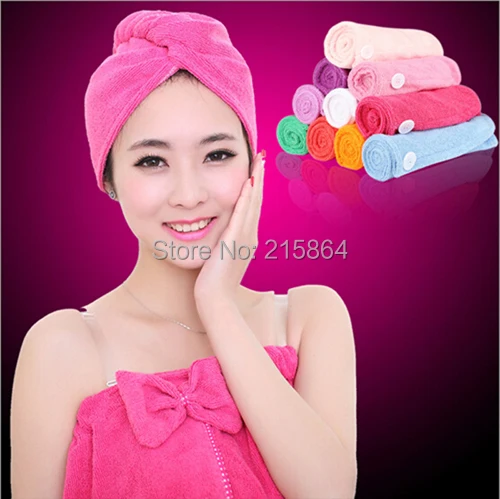 

1 салфетками из микрофибры для чистки оптических оснастки сухих волос Кепки душ Кепки супер абсорбент Полотенца сухих волос мягкие и удобны...