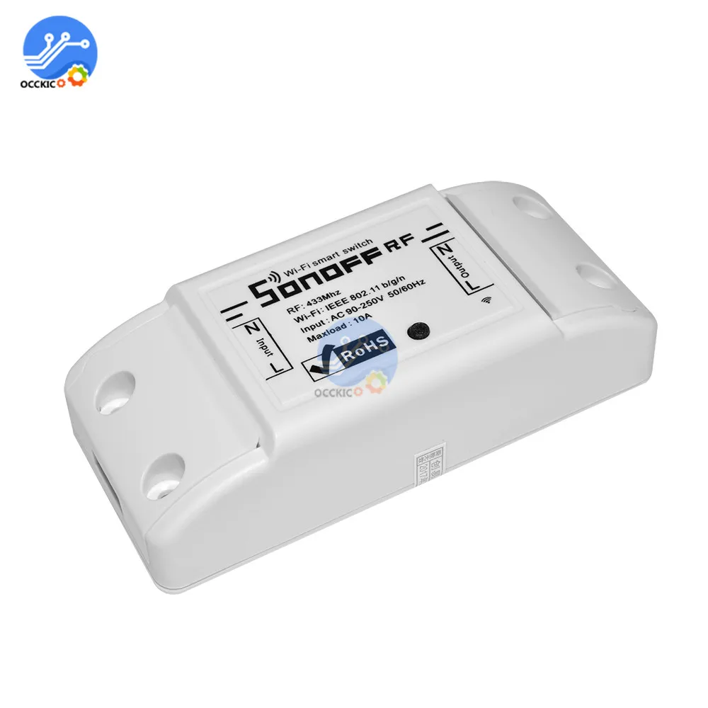 Sonoff DM AC 90 V-250 V умный пульт дистанционного управления Wifi переключатель Diy таймер беспроводной прерыватель смарт WiFi розетка Смарт для Google Home - Комплект: Sonoff AC 90V-250V
