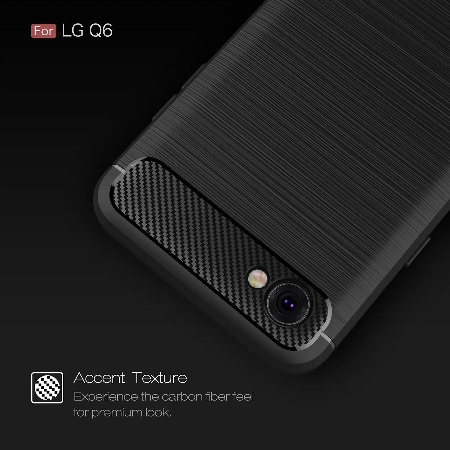 Carbon Fiber Case for LG Q6 M700a Soft Slim TPU Silicone Armor Back Cover LgQ6 Capinha M700dsn Plus Mobile Cases Coque |
