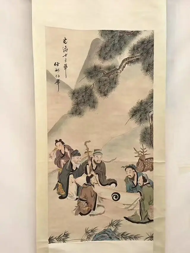 Новые антиквариат каллиграфия известный Картины и каллиграфии Гуансюй 13th Юбилей