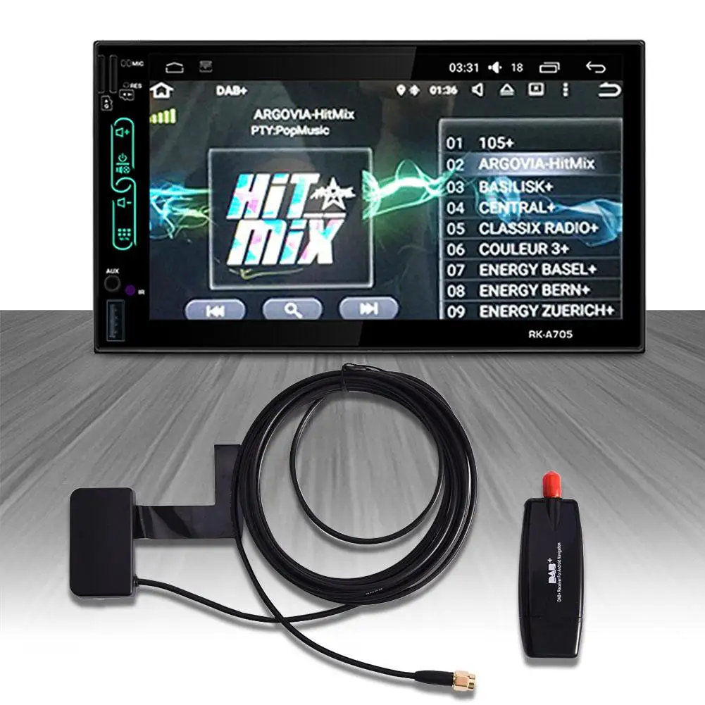 Универсальная удлинительная антенна DAB + с USB адаптером приемника для Android 4 5 1 6 0 7